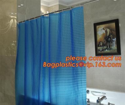 China Eco-friendly Full Printed PEVA bath Shower Curtains, butterflies PEVA shower curtain, Printed shower curtain liners,PEVA for sale