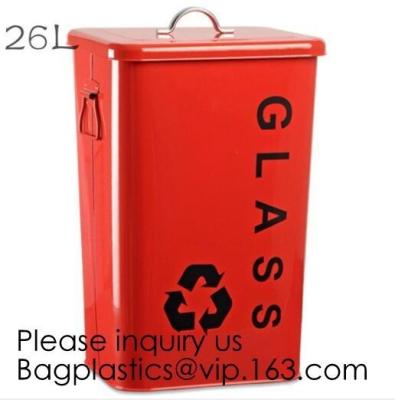 China Kitchen/Home/Household/Outdoor/Recycling,Copper Garbage Can Tin Garbage Bin,Pedal Tin Waste Bin,galvanized metal Tin gar for sale