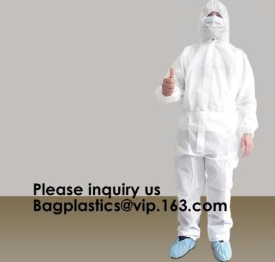 China Non-Woven Disposable Overalls,Cleaing Protective Coveralls Clothing for Painting Polishing,Epidemic Prevention Breeding for sale