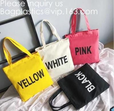 China 10oz Cotton Canvas Tote Bag With Logo Printed,Canvas Drawstring Zipper Fashion Beach Shopping Tote,Handmade Customized C for sale