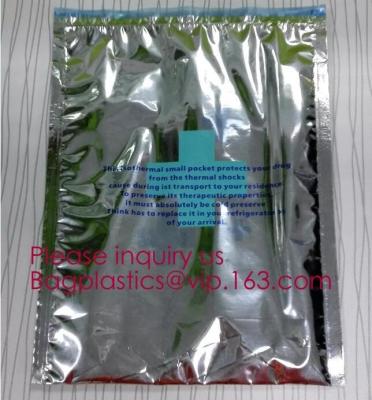 China Medical thermal pocket, health foil thermal pack, pharmacisf,medical insulation bags,foil thermal insulated storage cool for sale