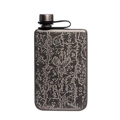 China Portable Pocket Hip Flask For Liquor Spirits Wine Food Grade Stainless Steel 304 for sale