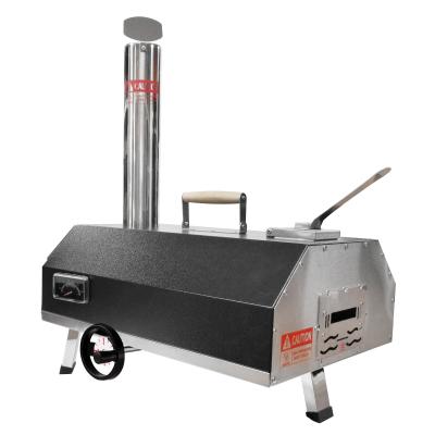 China Portable Trapezoid Style Pizza Cooker For Grill Semi Automatic Rotating for sale