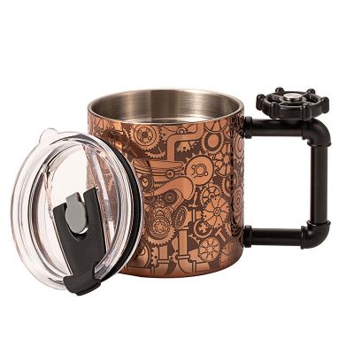 China 12oz Stainless Steel Coffee Mug Insulated Coffee Travel Mug Camping for sale