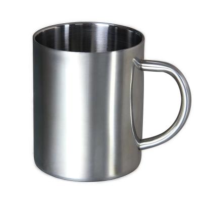 China Stainless Steel Coffee Tea Mug With Handle Camping Outdoor Travel Mug for sale