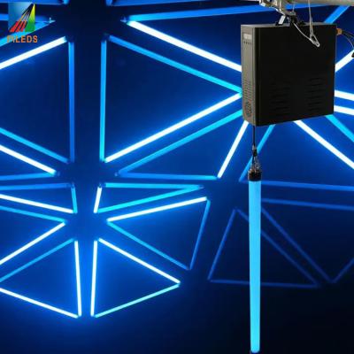 China Tubos de pixels LED cinéticos com rotação de 360 graus DMX RGB 8 canais à venda