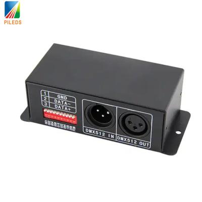 China DMX To SPI DMX 512 LED Controller Decoder For TM1809 WS2812b for sale