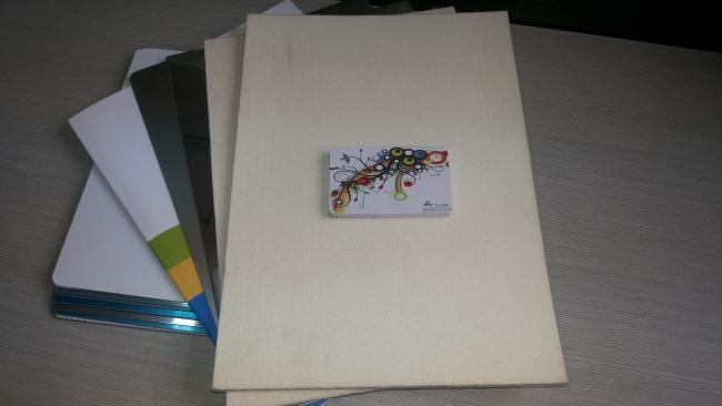 Silicon Rubber Cushion Pad in use with laminating equipment