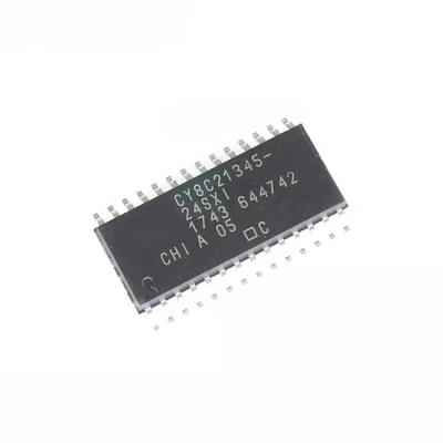 China Microprocesador SOIC-28 del circuito integrado de la unidad de control del micrófono de CY8C21345-24SXI Mcu en venta