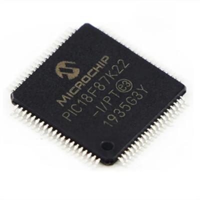 China PIC18F87K22 Unused  CHIP MCU 64KB Micro Power  Package mosfet switch TQFP-80 for sale