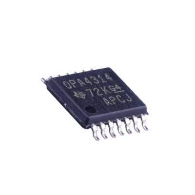 China OPA4314AIPWR TI Integrated Circuit  RRIO 1.8v CMOS simple mosfet driver TSSOP-14 for sale