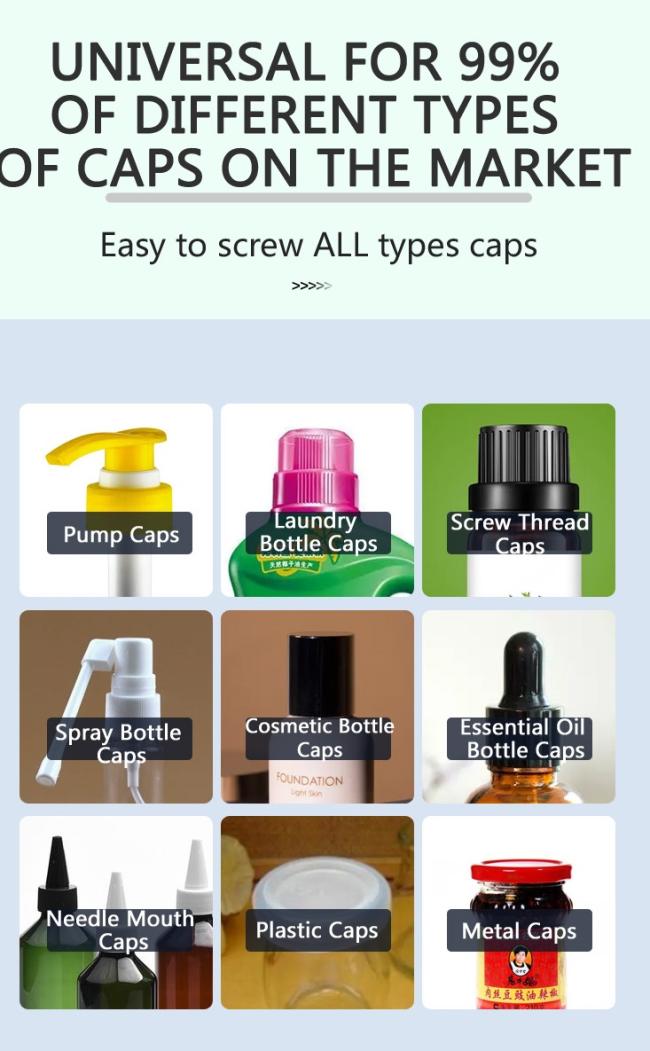 Small Pneumatic Honey PET Bench Bottle Screw Capper Mineral Water Bottle Cap Sealing Machine