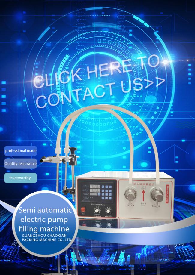Small Desktop Semi-automatic Oil Beverage Electrical Digital Control Pump Liquid Filling Machine