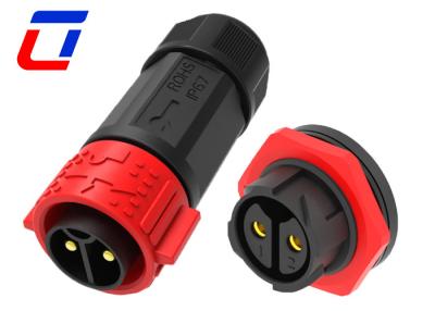 China Quick Lock Cable To Board Male Female Waterproof Connector 2 Pin 50A With Push Lock for sale
