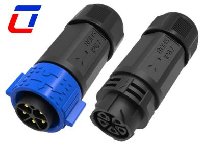 China 20A Industrial Waterproof Power Connector 5 Pin Waterproof Power Cord Connector for sale