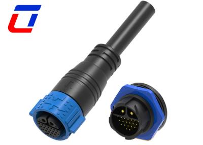 China Quick Lock 30A Power Signal Connector IP67 2 Pole Waterproof Connector for sale