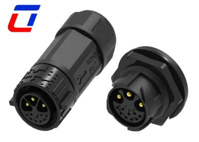 China 3 Pin 30A Waterproof Male Female Connector Industrial 12 Pin Plug And Socket for sale