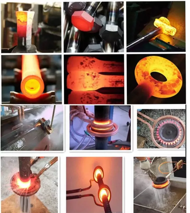 Induction machine in operation