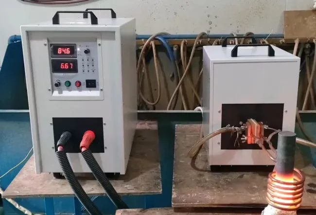 60A Induction Hardening Machine front view