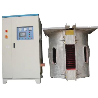 China 500KG Medium Frequency Induction Melting Furnace 10KHZ Induction Metal Melting Furnace for sale