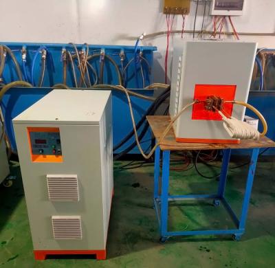 Chine 80-200Khz 100KW Équipement de traitement thermique par induction de chauffage par induction ultra-haute fréquence à vendre