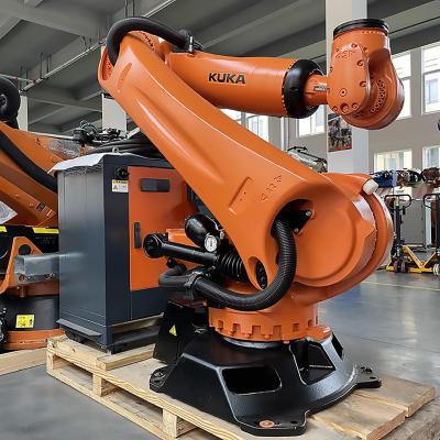 China Kuka Kr210 2700mm alcance brazo robótico 210 kg carga útil AC380V fuente de alimentación recoger robot usado soldadura puntual ensamblaje de molienda en venta