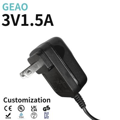 China 1.5A 3V Wall Mount Power Adapters Casio Keyboard Electric Adaptor for sale