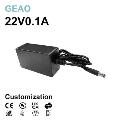 Κίνα 22V 0.1A Wall Mount Power Adapters For High Quality  Network Equipment Small Electronic Xbox 360 Digital Photo Frame προς πώληση