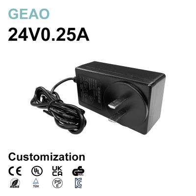 中国 24V 0.25A Wall Mount Power Adapters For Hot Selling Hair Trimmer Thermal Print Cricut Router 販売のため