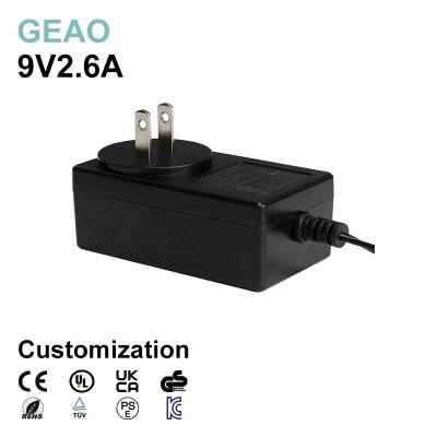 中国 9V 2.6A Wall Mounted Power Adapters For Small Washing Machine Lightbox Lcd Light Makeup Mirror 販売のため