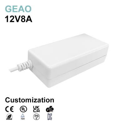China 12V 8A Desktop Power Adapter For AC DC Nintendo Switch Hair Removal Device Network Switch Led en venta