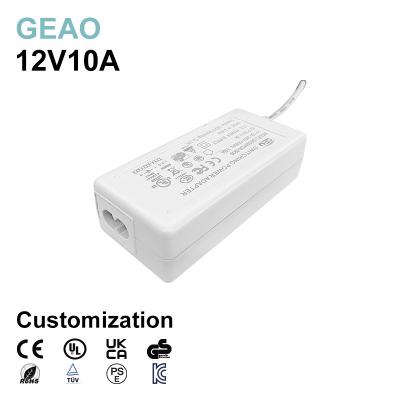 China Desktop 12V 10A Power Adapter 120W AC To DC Switching Power Supply for sale