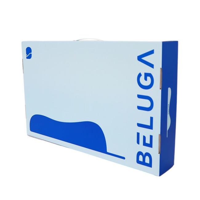 Custom Logo Folding Flat Corrugated Cardboard Kraft Paper Household Pillow Fruits Foods Packaging/Shipping/Moving/Storage Boxes Mailer Box with Plastic Handle