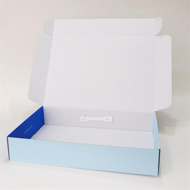 Custom Logo Folding Flat Corrugated Cardboard Kraft Paper Household Pillow Fruits Foods Packaging/Shipping/Moving/Storage Boxes Mailer Box with Plastic Handle