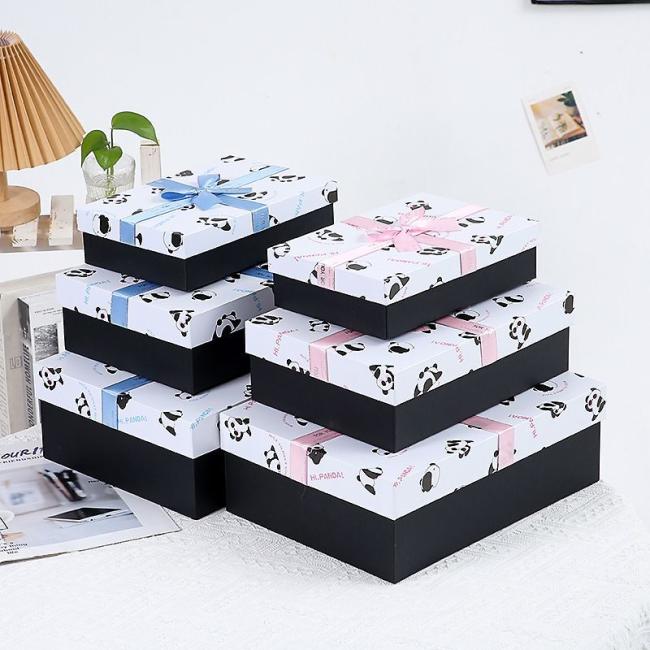 Hot Stamping Custom Logo Printed Cardboard Paper Packaging Cosmetic Perfume Makeup Giftlid and Base Drawer Box