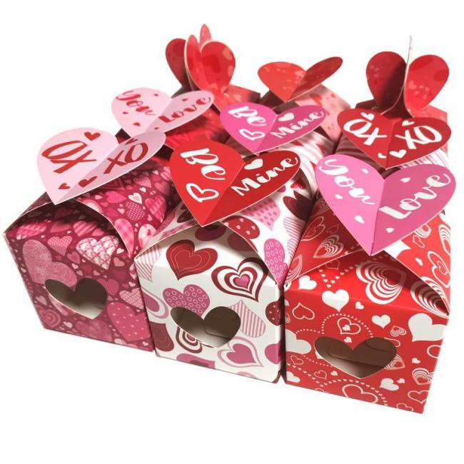 Sweet Art Paper Wedding Engagement Party Chocolate Gable Box