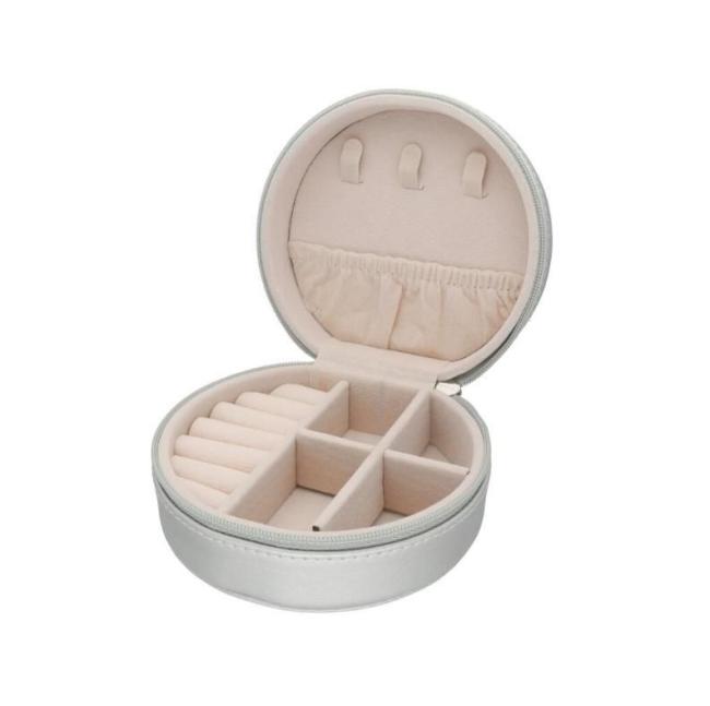 Fashion Solid Luxury Portable PU Leather PVC Cardboard Jewelry Jewellery Set Gift Packaging Packing Travel Holder Organizer Mini Box for Women Girls