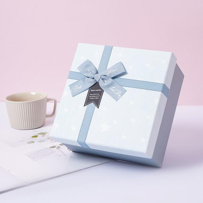 Luxury Various Colors Available Wholesale Custom Logo Printing Christmas Gift Rigid Lid and Base Paper Packaging Carton Box