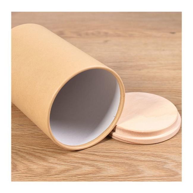 China Factory Wholesale 100% Recyclable Paper Packaging Boxes, Eco-Friendly Round Shape Kraft Paper Box with Custom Logo Printing, Free Samples Available