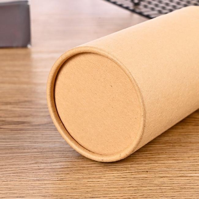 China Factory Wholesale 100% Recyclable Paper Packaging Boxes, Eco-Friendly Round Shape Kraft Paper Box with Custom Logo Printing, Free Samples Available