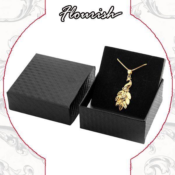 Wholesale Custom Classic Gold Stamping Paper Gift Jewelry Packaging Boxes