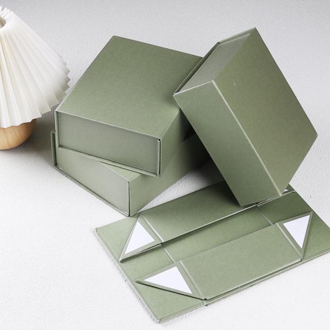 Custom Logo Printed Cosmetic Jewellery Folding Cardboard Box, Christmas Decoration Paper Gift Box