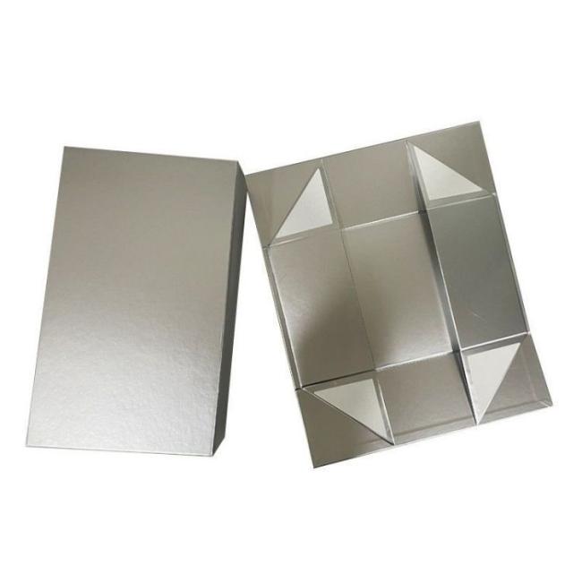 Qingdao Custom Luxury Magnetic Folding Packaging Box Gift Carton Cardboard Paper Boxes for Garments Shoes Wigs Cosmetics Hair Extension Jewellery Jewelry