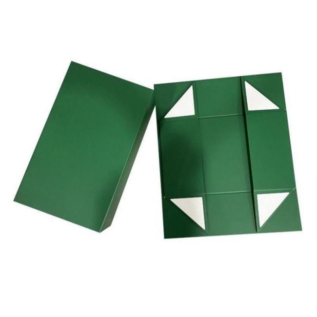Qingdao Custom Luxury Magnetic Folding Packaging Box Gift Carton Cardboard Paper Boxes for Garments Shoes Wigs Cosmetics Hair Extension Jewellery Jewelry