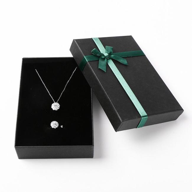 Custom Printing Cardboard Rigid Ring/Earring/Necklace Jewelry Watch Gift Box
