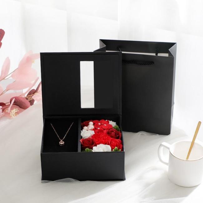 High-End Luxury Pink Custom Cardboard Paper Magnet Close Packaging Gift Folding Box for Clothes Shoes Bottle