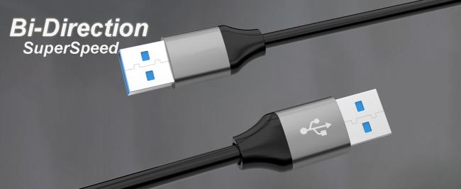 USB 3.0 A Male to Male Cable application examples and usage scenarios