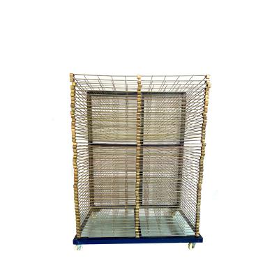 China Garment Post Press Equipment Multi Layer Air Drying Stand For Vertical Thermostat Drying Inks for sale