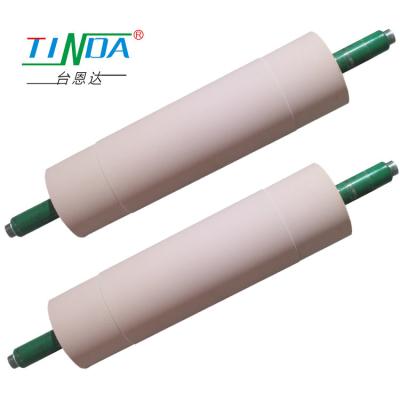 China Lightweight Textile Rubber Roller FDA Grade Rubber Coated Conveyor Rollers for sale