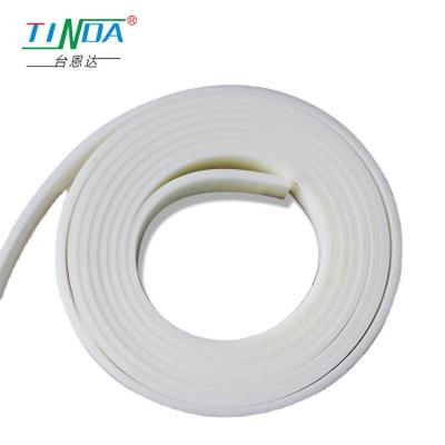China White Screen Printing Squeegee Replacement Rubber Roll 1.5mm To 10mm for sale